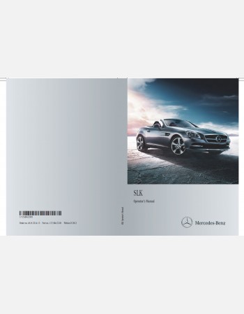 mercedes benz slk 2012 owners manual